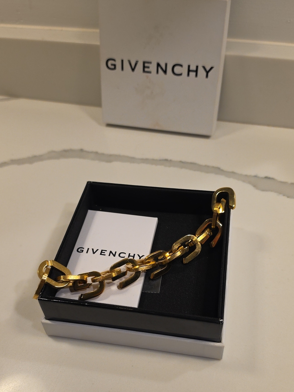 Givenchy Gold Link Chain Bracelet